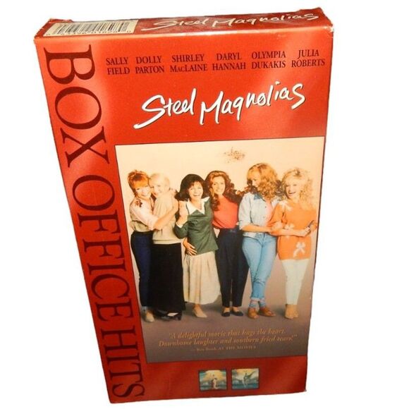STEEL MAGNOLIAS Julia Roberts Sally Field Dolly Parton 1989 TriStar Pictures VHS - Picture 1 of 5